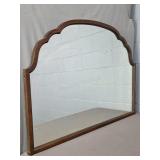 Vintage Wood Framed Mirror