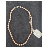 18" Hondra Pearls W/ Sterling Clasp