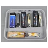 4x The Bid Folding Pocket Knives Asstd
