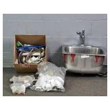 Lot Delta & More Single Deep Bowl Stainless Sink