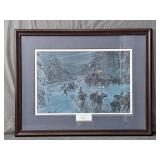 Mort Kunstler"the Winds Of Winter" Lithogragraph