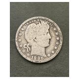 1896 Barber Silver Quarter