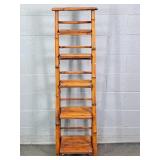 Folding Split Bamboo Display Shelf