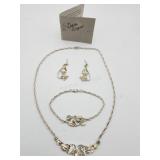 Sterling Silver & 18k Dakota Ledgend Jewelry Set