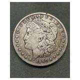 1890 O Morgan Silver Dollar