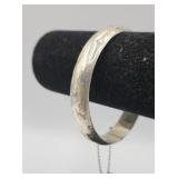 Sterling Silver Hinged Bracelet