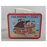 Vintage Metal Pink Panther & Sons Lunchbox