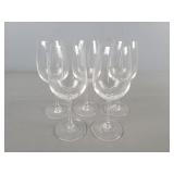5 Pc Eisch Crystal Stemware