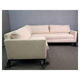 Universal Furn Co Almost New Upholstered 2 Pc Sofa