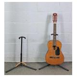 St Moritz Gs50 Guitar W/ 2 Stands Made In Korea