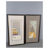 2x The Bid Signed Oriental Art