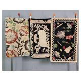 3x The Bid Vintage Handmade Accent Rugs