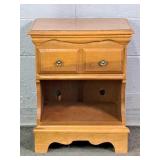 Small Solid Wood Stand W/ Drawer