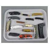 14 Pc Lot Of Asstd Pocket Knives