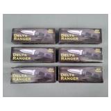 Set Of 6 Delta Ranger Folding Pocket Knives