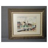 Hc Lewis Harbor Watercolor