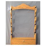 Gunstands Solid Oak Wall Hung 4 Gun Display