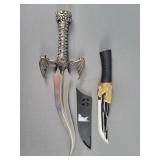 2x The Bid Decorative Knives