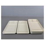8 Pc Tupperware Divided Lunch Tray