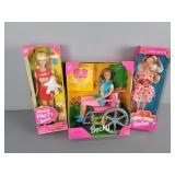 3x The Bid Special Edition Barbie Collectibles