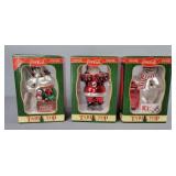 3x The Bid Coca Cola Tabletop Christmas Decoration