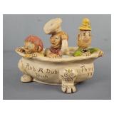 Rub A Dub Dub Three Men In A Tub Sculpture