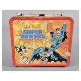 Vintage Metal Super Powers Lunch Box