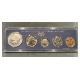 1967 Special Mint Set W Silver Half Dollar