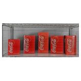 5x The Bid Coca Cola Clothtique Santa Figures