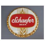 Metal Schaefer Beer Sign