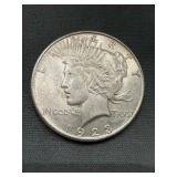 1923 D Peace Silver Dollar