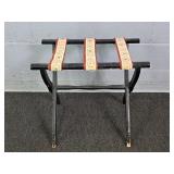 Vintage Painted Wood Folding Luggage Butler