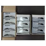 36 Pc Lot Maxam Pocket Knives