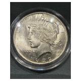1922 Peace Silver Dollar Brilliant Uncirculated