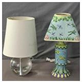2x The Bid Patricia Dupont Heavy Table Lamps