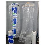 2x The Bid Plastic Dry Cleaning Garment Bags