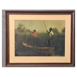 Thomas Eakins "rail Shooting On The Delaware"