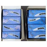 24 Pc Folding Pocket Knives (12 Of Each Style)