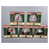 5x The Bid Coca Cola Polar Bear Collection