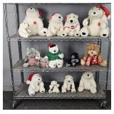 Lot Of Coca Cola Plush Toys-rack Not Included