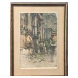 L Kasimir "septimus Severus" Original Etching