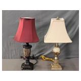 2x The Bid Small Decorative Table Lamps