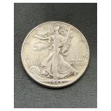 1945 Walking Liberty Silver Half Dollar