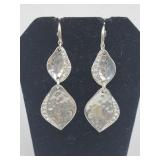 Signed Alfimi Pierced Earrings