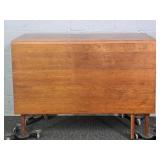 Vintage Mahogany Gate Leg Drop Leaf Dining Table