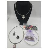 Necklaces With Extra Pendants And Beads Not