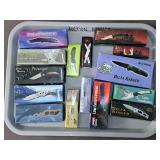 15 Pc Lot Asstd Pocket Knives
