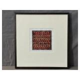 Elizabeth Danon "salutation #6" Mixed Media