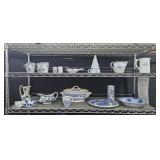 Lot Of Assorted Blue Style China - Some Chips