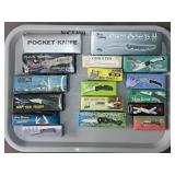 17pc Lot Asstd Pocket Knives